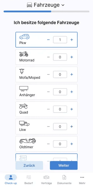Finanzmanager App – Check-up